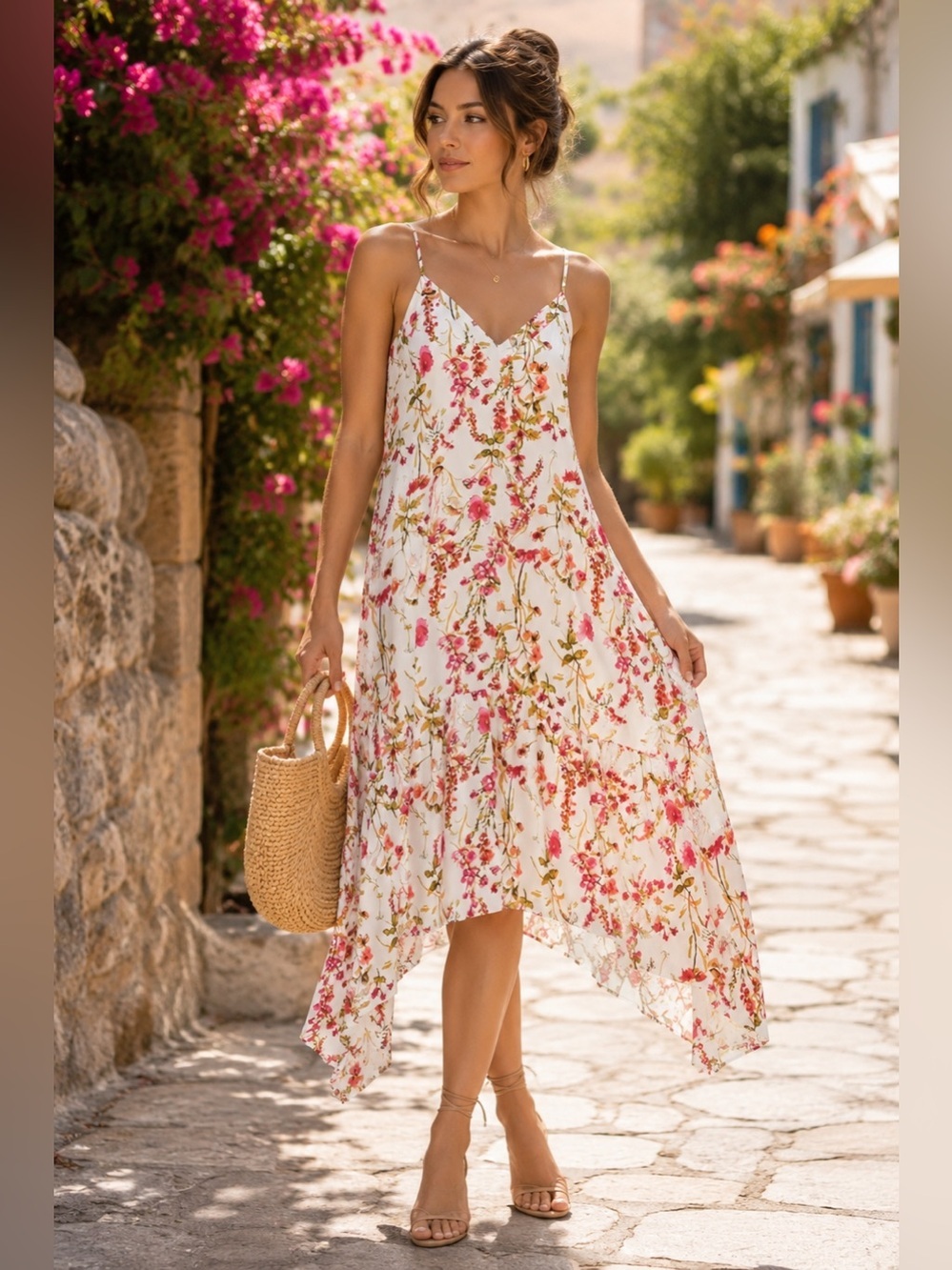 Great‎ Jones Scarf Hem Slip Dress